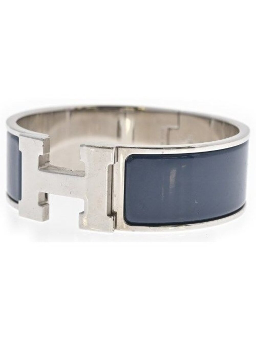 Hermes Bracelet Bangle Silver